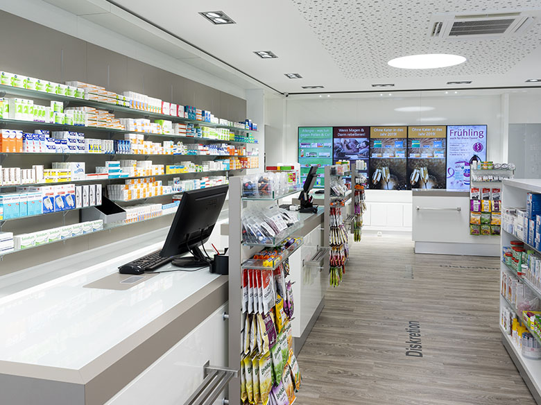 Apotheke In Mülheim An Der Ruhr Merlin-Apotheke - Referenzen - Wiemer Einrichtungen
